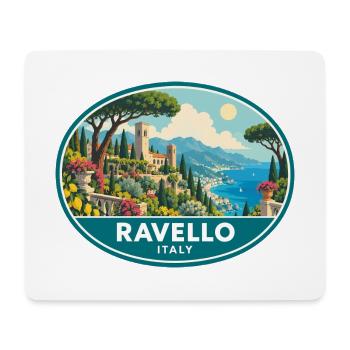 Erleben Sie Ravello in Italien Amalfiküste Reisen - Mousepad (Querformat) - Weiß - Vorne