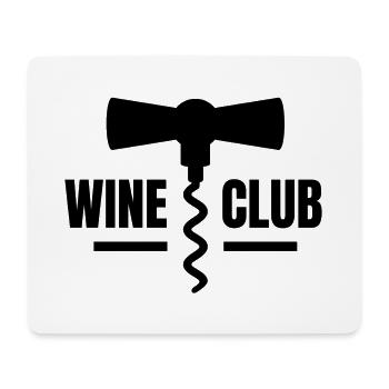 Wein, Weinliebhaber, Weinclub - Mousepad (Querformat) - Weiß - Vorne