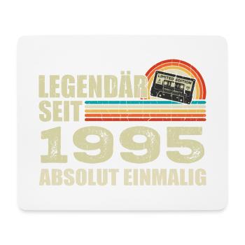 Legendary since 1995 - absolutely unique - Mouse Pad (horizontal) - white - Front