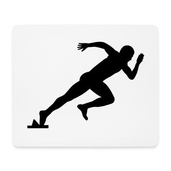 Sprint Runners - Mouse Pad (horizontal) - white - Front