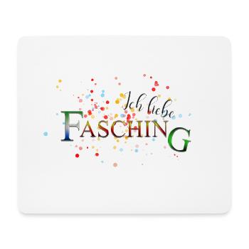 Fasching - Mousepad (Querformat) - Weiß - Vorne