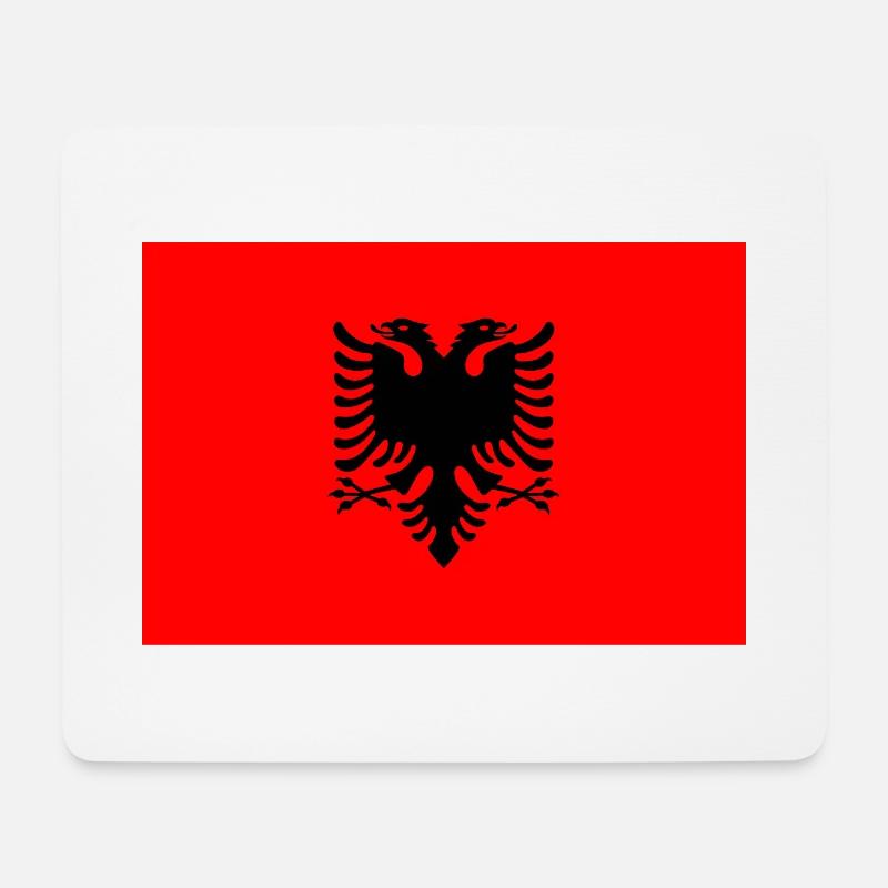 Albanien - Mousepad (Querformat) - Weiß