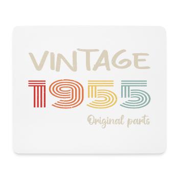 Millésime original 1955 | Cadeau d’anniversaire 1955 - Tapis de souris (format paysage) - blanc - Devant