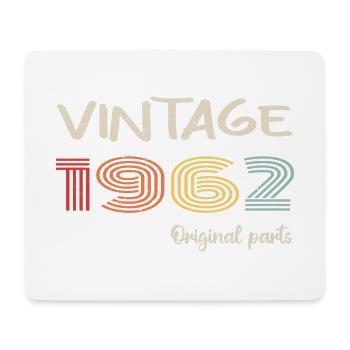 Original 1962 Vintage | Geburtstagsgeschenk 1962 - Mousepad (Querformat) - Weiß - Vorne