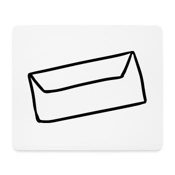Envelope envelope letter letter icon - Mouse Pad (horizontal) - white - Front