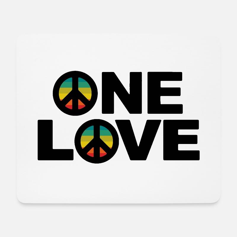 EINE LIEBE - Mousepad (Querformat) - Weiß