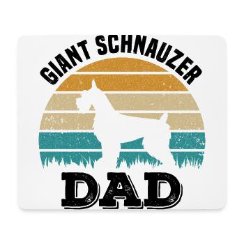 Schnauzer Papa - Mouse Pad (horizontal) - white - Front