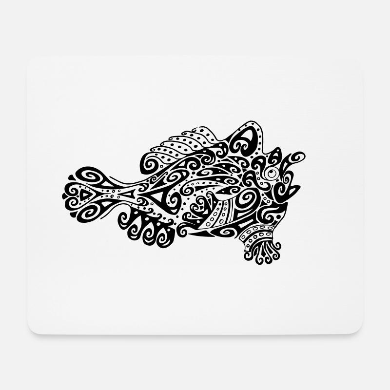 Little Cute Frogfish - Mousepad (Querformat) - Weiß