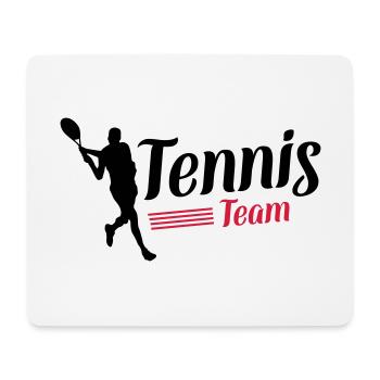 tennis team symbol - Mousepad (Querformat) - Weiß - Vorne