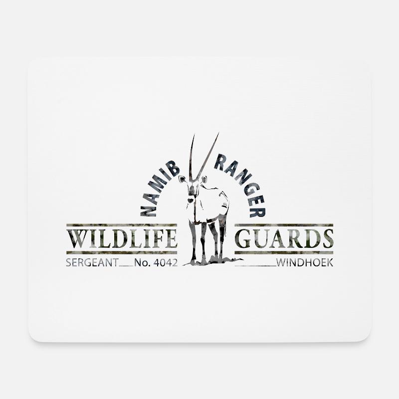Namibia Ranger Safari Wildlife Afrika Spießbock - Mousepad (Querformat) - Weiß
