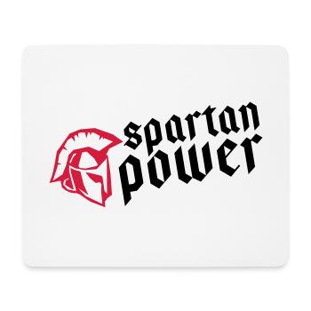 casque de fitness spartan power - Tapis de souris (format paysage) - blanc - Devant