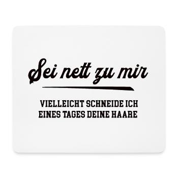 Friseur Ausbildung Lehre Abschluss Azubi Stylist - Mousepad (Querformat) - Weiß - Vorne