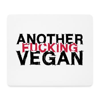 UN AUTRE VEGAN FUCKING - Tapis de souris (format paysage) - blanc - Devant