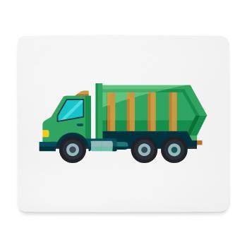 Garbage truk - Mouse Pad (horizontal) - white - Front