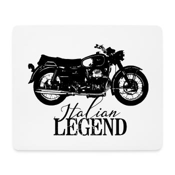 legende - Mousepad (Querformat) - Weiß - Vorne