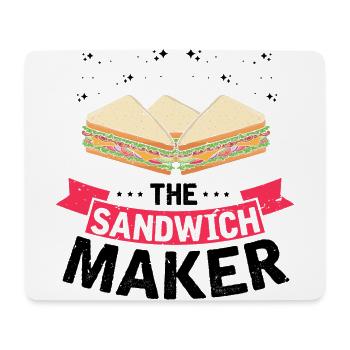 Sandwich Macher Grillen Papa BBQ Sandwich - Mousepad (Querformat) - Weiß - Vorne