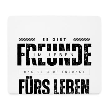 Beste Freunde FREUND Kumpel Kumpels - Mousepad (Querformat) - Weiß - Vorne