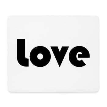 LOVE. BONNE ANNEE. SAINT SYLVESTRE. NOËL - Tapis de souris (format paysage) - blanc - Devant
