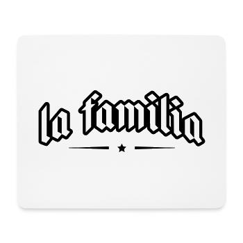 la familia - Mouse Pad (horizontal) - white - Front