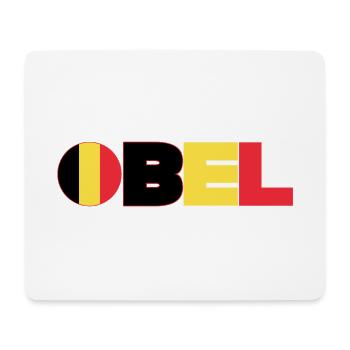 Belgium - Mouse Pad (horizontal) - white - Front