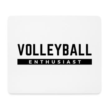 Volleyball-Enthusiasten - Mousepad (Querformat) - Weiß - Vorne