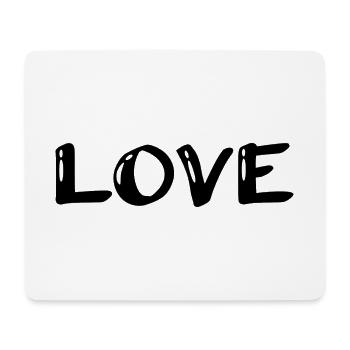 HERZ. PAAR. ICH HABE GERADE GEHEIRATET. Junggesellinnenabschied. VALENTINSTAG. - Mousepad (Querformat) - Weiß - Vorne