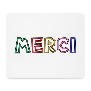 THANK YOU. THANKS. THANK YOU. ANNIVERSARY. BIRTH. - Mouse Pad (horizontal) - white - Front