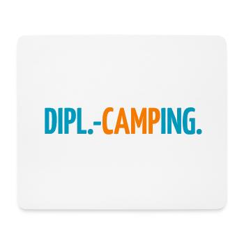 Dipl.-Ing. Camper Fan Experte Camping Wohnmobil - Mousepad (Querformat) - Weiß - Vorne