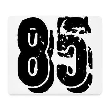 85 number jersey - Mouse Pad (horizontal) - white - Front
