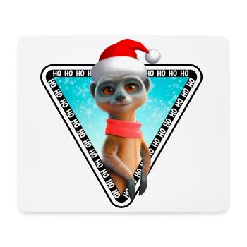 Meerkat X-Mas Meerkat Christmas - Mouse Pad (horizontal) - white - Front