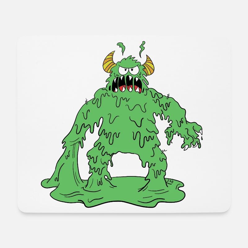 brat monster - Mouse Pad (horizontal) - white