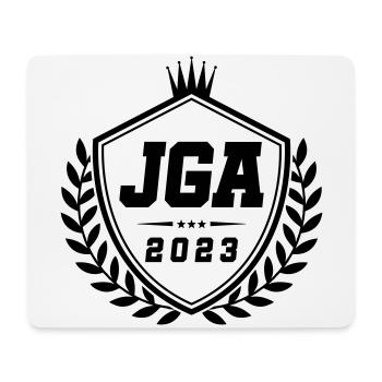 Jga 2023 Armoiries de l’enterrement de vie de garçon - Tapis de souris (format paysage) - blanc - Devant