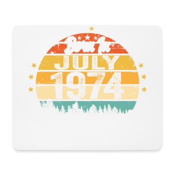 1974 July - Years of greatness since July 1974 - Mouse Pad (horizontal) - white - Front