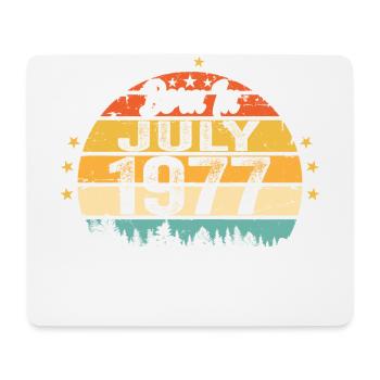 1977 July - Years of greatness since July 1977 - Mouse Pad (horizontal) - white - Front