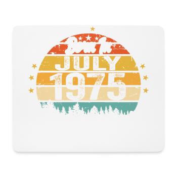 1975 Juillet - Années de grandeur depuis juillet 1975 - Tapis de souris (format paysage) - blanc - Devant