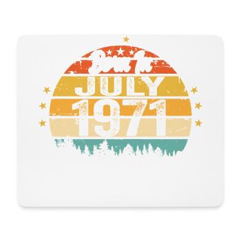 1971 July - Years of greatness since July 1971 - Mouse Pad (horizontal) - white - Front