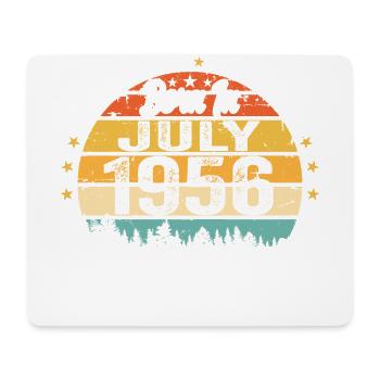 1956 Juli - Jahre Großartigkeit seit Juli 1956 - Mousepad (Querformat) - Weiß - Vorne