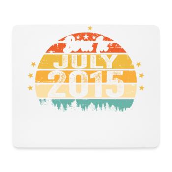 2015 Juillet - Années de grandeur depuis Juillet 2015 - Tapis de souris (format paysage) - blanc - Devant