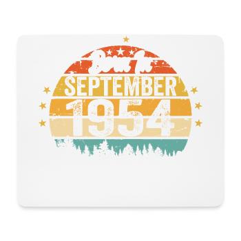 September 1954 Jubilee 1954 September - Mouse Pad (horizontal) - white - Front