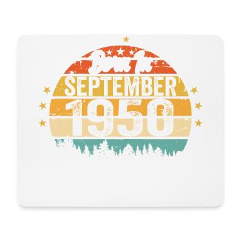 Septembre 1950 Jubilé 1950 Septembre - Tapis de souris (format paysage) - blanc - Devant
