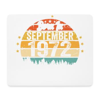Septembre 1972 Jubilé 1972 Septembre - Tapis de souris (format paysage) - blanc - Devant