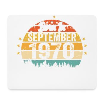Septembre 1970 Jubilé 1970 Septembre - Tapis de souris (format paysage) - blanc - Devant