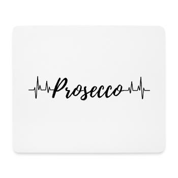 Prosecco heartbeat - Mouse Pad (horizontal) - white - Front