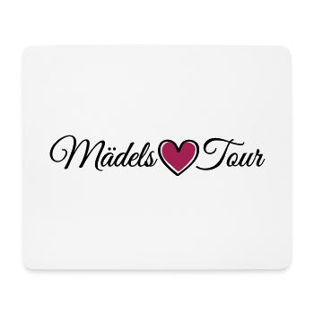 Mädels Tour Herz liebe - Mousepad (Querformat) - Weiß - Vorne