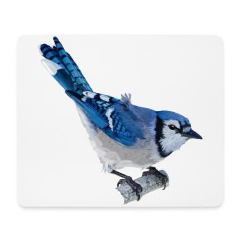 Blue Chara - Mouse Pad (horizontal) - white - Front