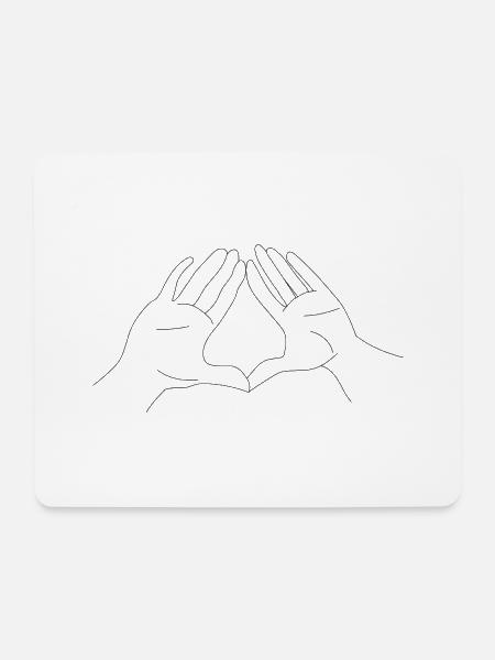 illuminati Zeichen - Mousepad (Querformat) - Weiß