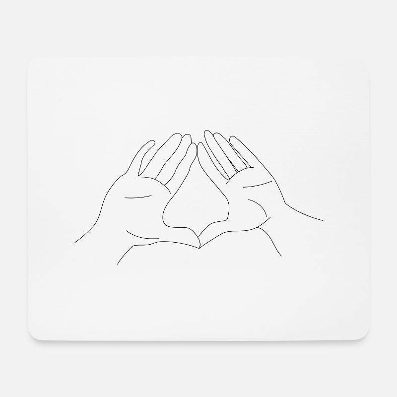illuminati Zeichen - Mousepad (Querformat) - Weiß