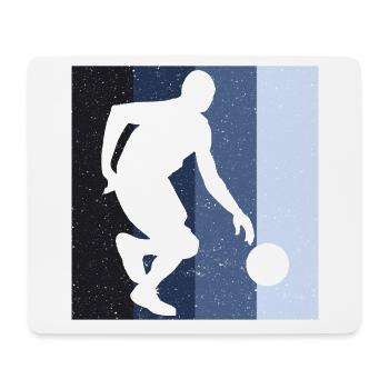 Basket-ball basket-ball équipe de basket - Tapis de souris (format paysage) - blanc - Devant