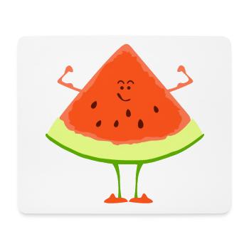 M. Melon - Tapis de souris (format paysage) - blanc - Devant