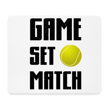 Tennis Tennis Tennis - Tapis de souris (format paysage) - blanc - Devant